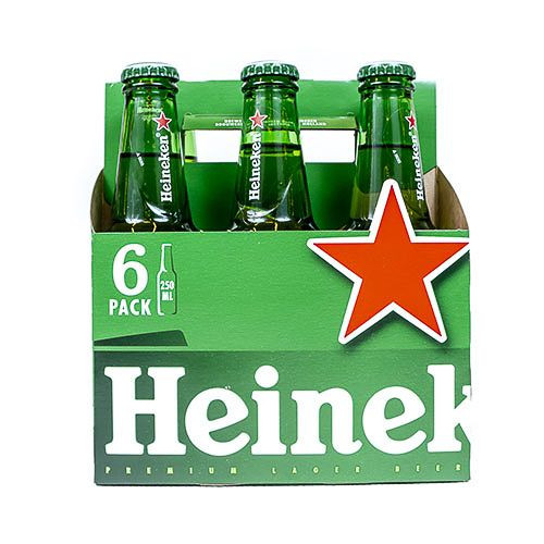 Cerveza Heineken 330 ml 6 Unidad