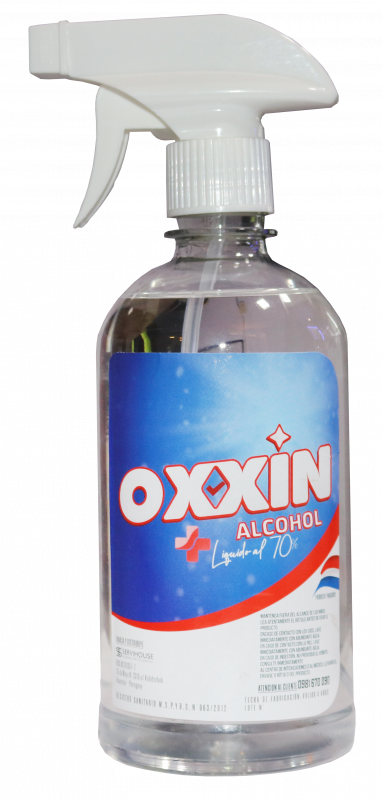 Alcohol Liquido al 70%  1lt. Oxxin