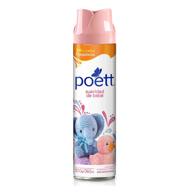 Desodorante en aerosol Poett 360cm3
