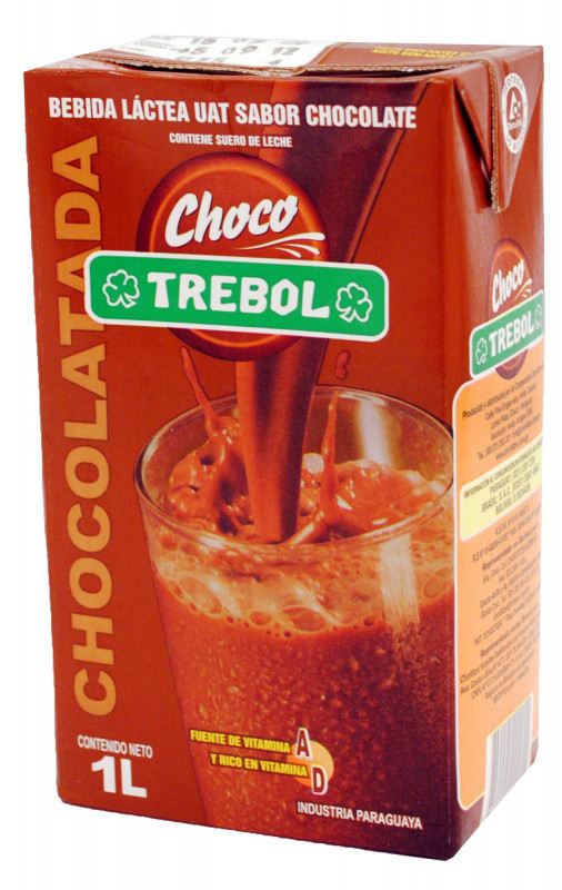 Leche Chocolatada Trebol 1L