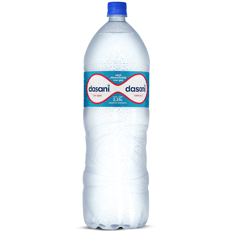 Agua Mineral Dasani con Gas 2,25 lts